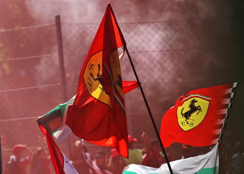 Ferrari flags Monza